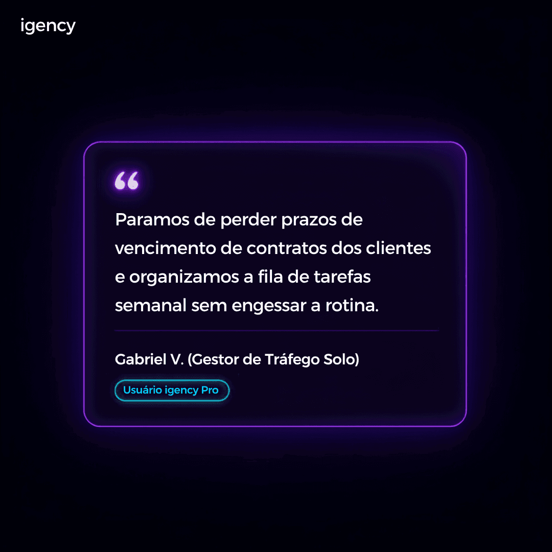 Depoimento Gabriel V. — Gestor de Tráfego Solo